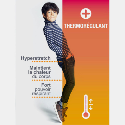Avis Jean skinny thermorégulant bleu garçon OKAIDI 4