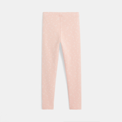 Avis Legging chaud imprimé étoiles rose fille OKAIDI 2