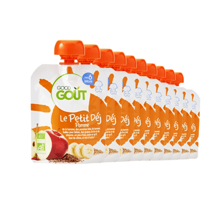 Avis Mon pack Petit Déj bio 10 gourdes Good Goût 1