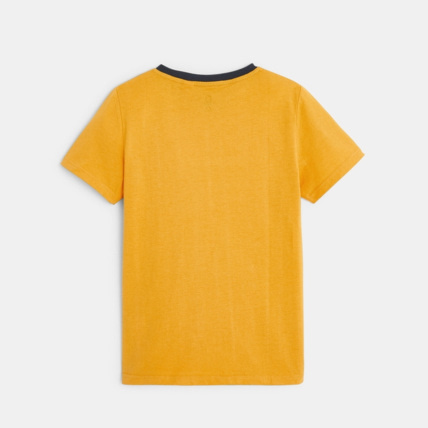 Avis T-shirt flammé motif skate jaune garçon OKAIDI 3