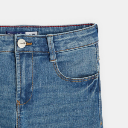 Avis Jean slim 5 poches en denim coton bio* bleu garçon OKAIDI 4