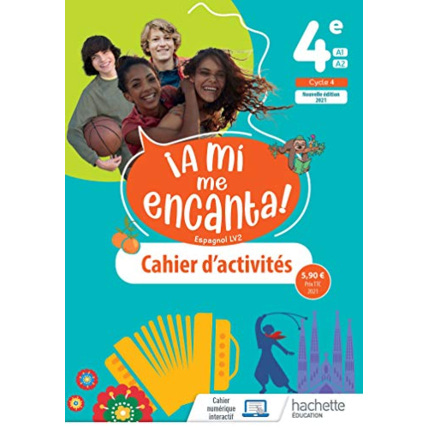 Avis A mi me Encanta cycle 4/ 4e - cahier d'activités - Ed. 2021 Hachette Éducation 1
