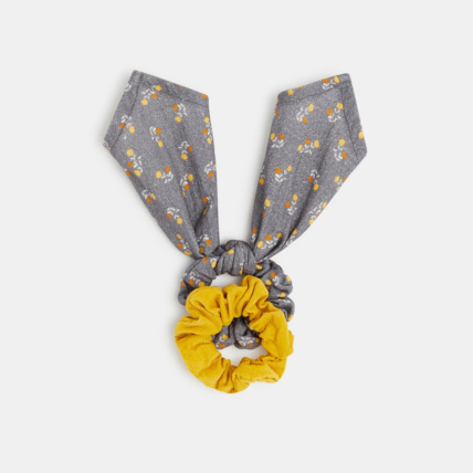 Avis Chouchou pour cheveux (lot de 2) jaune fille OKAIDI 1