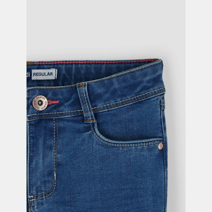 Avis Jean droit stretch bleu fille OKAIDI 3