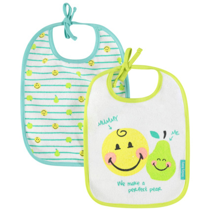 Avis Lot de 2 bavoirs en éponge print SmileyWorld Prémaman 1