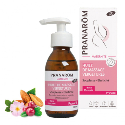 Avis Huile de massage vergetures bio Pranabb Pranarōm 2