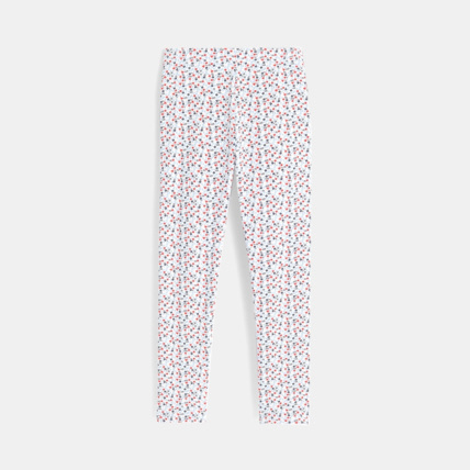 Avis Legging imprimé coton bio blanc fille OKAIDI 2