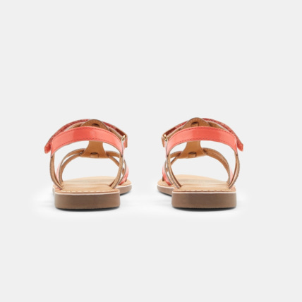 Avis Sandales multibrides en cuir verni roses fille OKAIDI 4