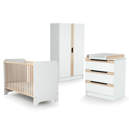 Avis Chambre bébé lit, commode à langer et armoire AT4 2