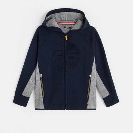 Avis Sweat-shirt à capuche bleu garçon OKAIDI 1