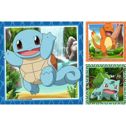 Avis Puzzle Salamèche, Bulbizarre et Carapuce / Pokémon - de 5 ans RAVENSBURGER 2