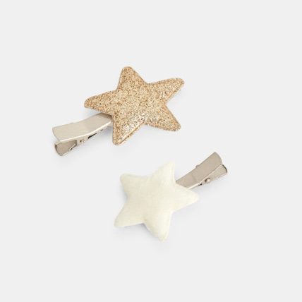 Avis Pinces étoilées (lot de 2) beige fille OKAIDI 1
