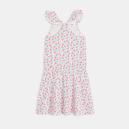 Avis Robe courte en jersey imprimé rose fille OKAIDI 3