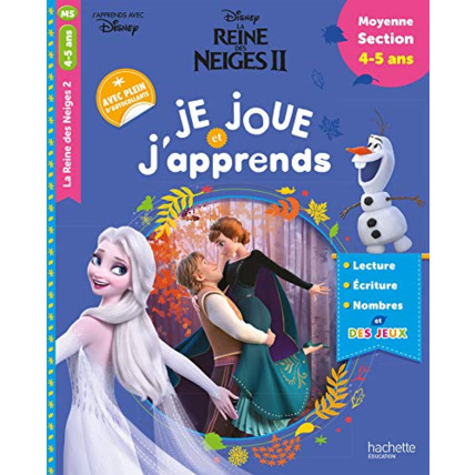 Avis Disney - Reine des Neiges 2 - Je joue et j'apprends moyenne section (4-5 ans) Hachette Éducation 1