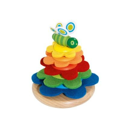 Avis Pyramide papillon bois et feutrine DJECO 1