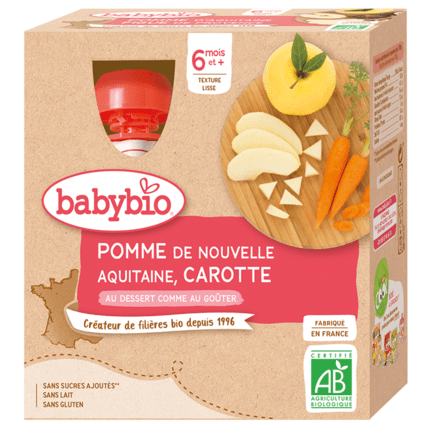 Avis Pomme d'Aquitaine & Carotte Babybio 1
