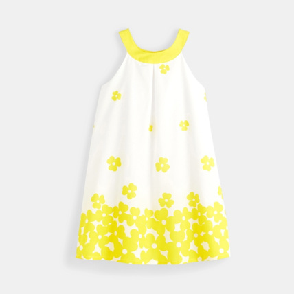 Avis Robe col collier blanche fille OKAIDI 1