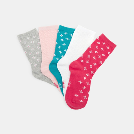 Avis Chaussettes fantaisie (lot de 5) roses fille OKAIDI 2
