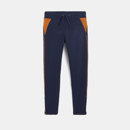 Avis Jogging en molleton zippé en bas bleu garçon OKAIDI 2
