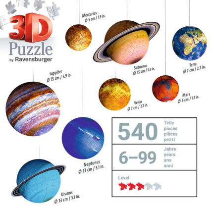 Avis Puzzle Système solaire - de 6 ans RAVENSBURGER 8