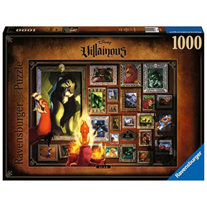 Avis Puzzle - Scar - Collection Disney Villainous - 1000 pièces RAVENSBURGER 1
