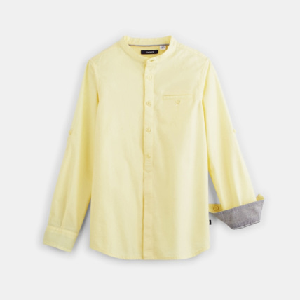 Avis Chemise oxford jaune garçon OKAIDI 1