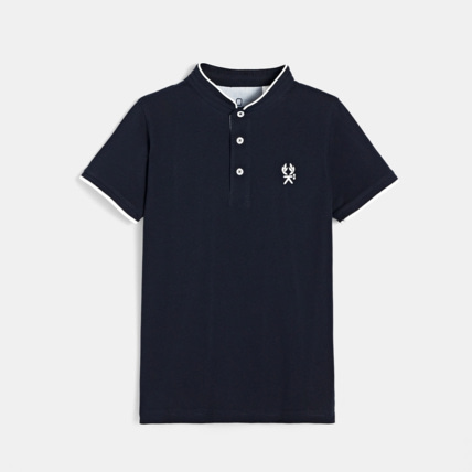 Avis Polo col Officier bleu garçon OKAIDI 2