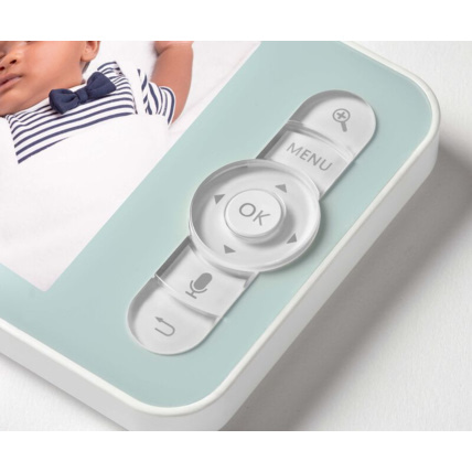 Philips Interphone bébé DECT Blanc et bleu SCD580/00 sur