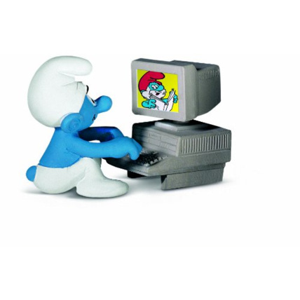 Avis Figurine Schtroumpf ordinateur SCHLEICH 1
