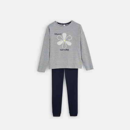 Avis Pyjama en jersey bleu fille OKAIDI 1