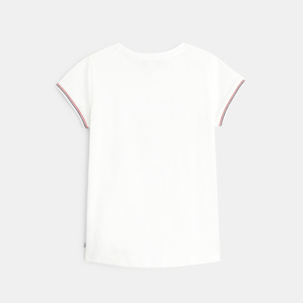 Avis T-shirt à sequins magiques blanc fille OKAIDI 4