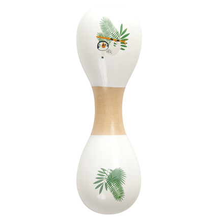 Avis Petite maraca double en bois - Happy wild Prémaman 1