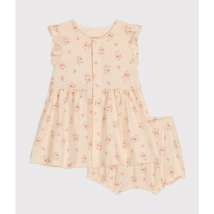 Avis Robe manches courtes et bloomer en jersey léger bébé Avalanche Multicolor Petit Bateau 1