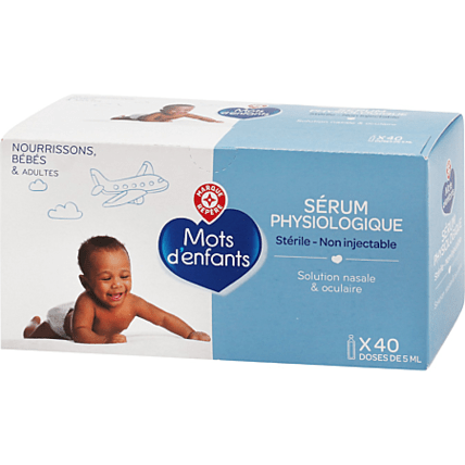 Avis Sérum physiologique Mots d'enfants 1