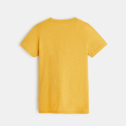 Avis T-shirt tunisien uni jaune garçon OKAIDI 3