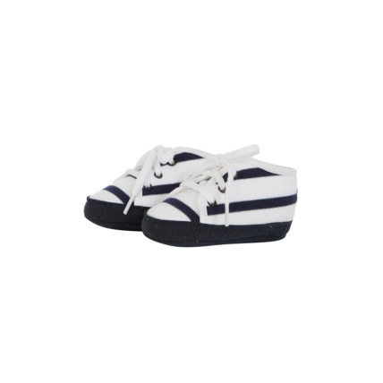Avis Baskets rayées Baby - Blanc/Navire ARMOR-LUX 1