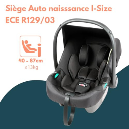 Avis Poussette Double 2-en-1 pour Jumeaux + Cosy Siège Auto Gr0+ i-Size Inclus BAMBISOL 7