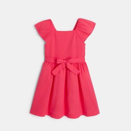 Avis Robe chic unie rose fille OKAIDI 2
