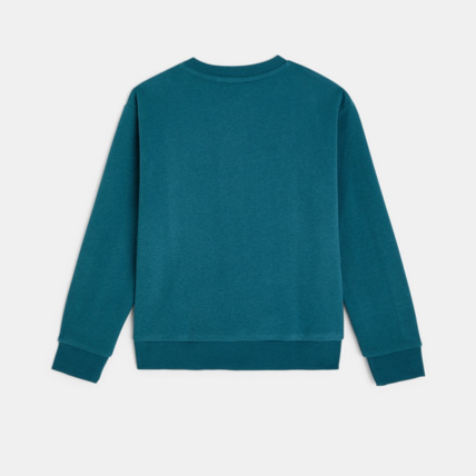 Avis Sweat-shirt à message "Cap ou pas Cap" bleu garçon OKAIDI 4