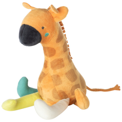 Avis Girafe cale porte en velours Prémaman 1