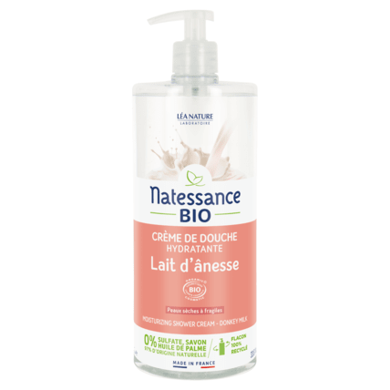 Avis Crème de douche hydratante lait d'anesse bio NATESSANCE 1