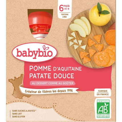 Avis Pomme d'Aquitaine & Patate douce Babybio 1