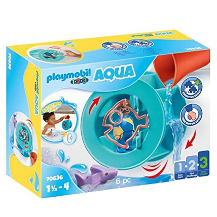 Avis Playmobil 1.2.3 - Roue aquatique avec bébé requin PLAYMOBIL 1
