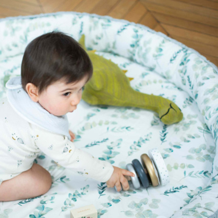 Avis Peluche en coton tricot, Dinosaure Sevira Kids 3