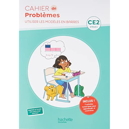 Avis Cahier de problèmes CE2 - Cahier élève - Ed. 2022: De la modélisation aux problèmes en barres Hachette Éducation 1