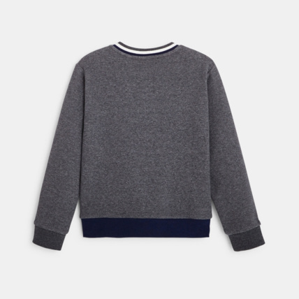 Avis Sweat-shirt à message gris garçon OKAIDI 3