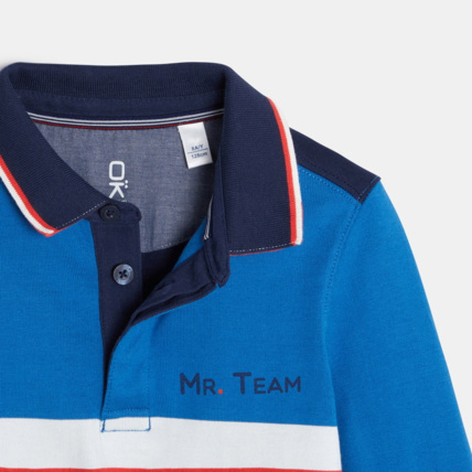 Avis Polo rugby bleu garçon OKAIDI 3