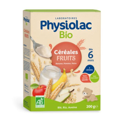 Avis Céréales Fruits BIO Physiolac 1