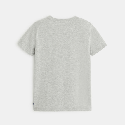 Avis T-shirt manches courtes à message gris garçon OKAIDI 4