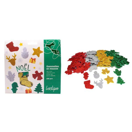 Avis Gommettes En Mousse Pailletée - Noël LOOLIPO 1